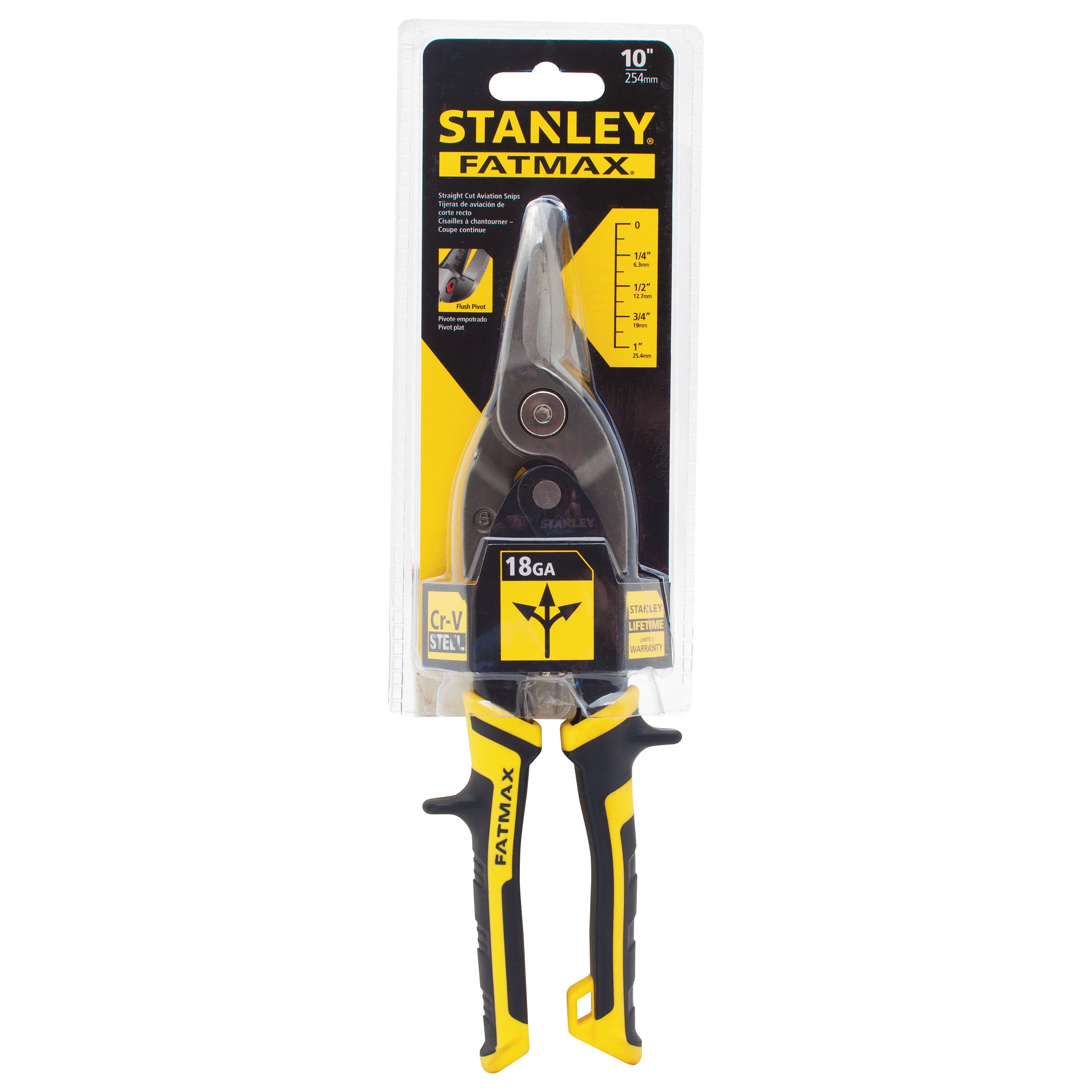 Fatmax Straight Cut Aviation Snip Fmht Stanley Tools