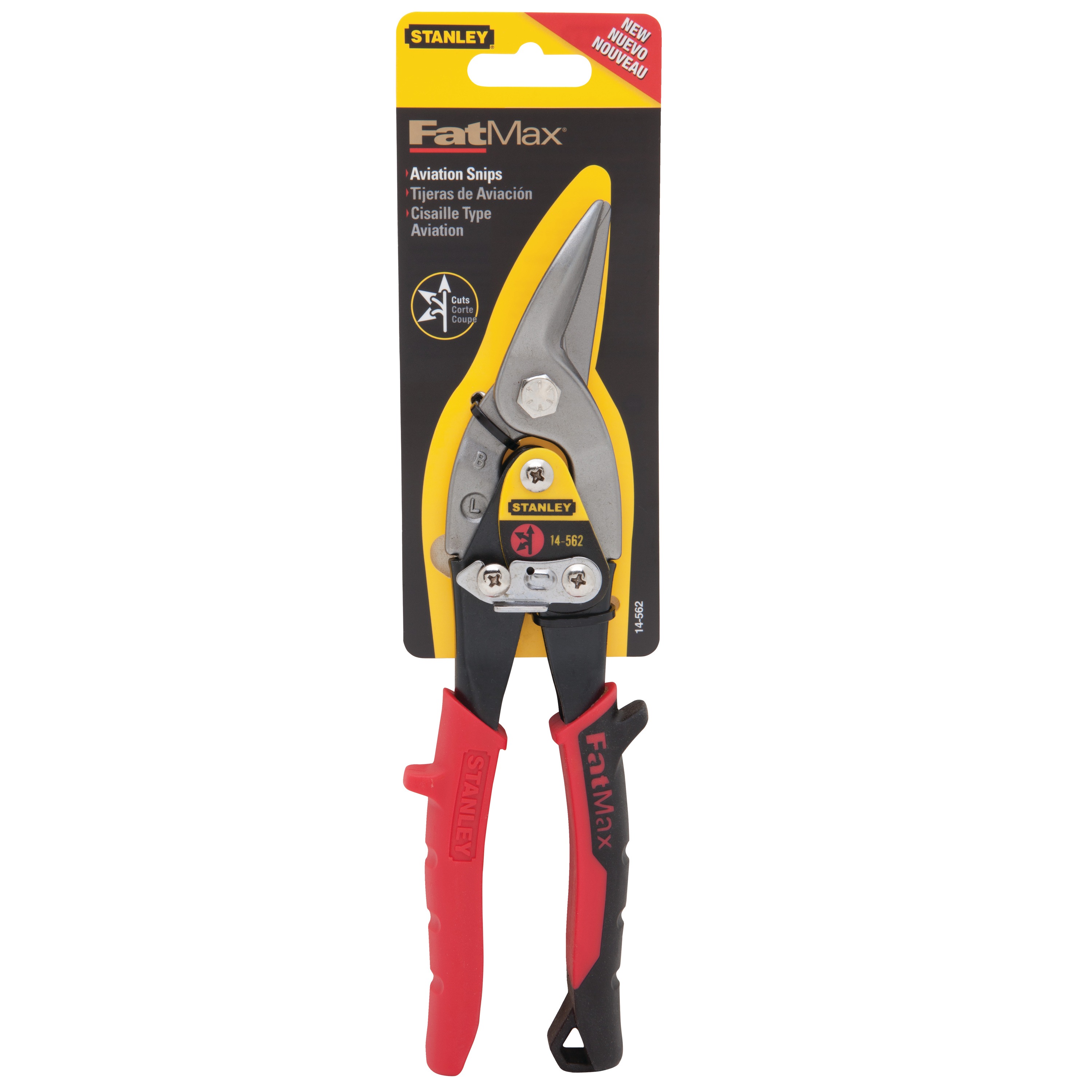 Stanley Tools - FATMAX Left Curve Compound Action Aviation Snips - 14-562