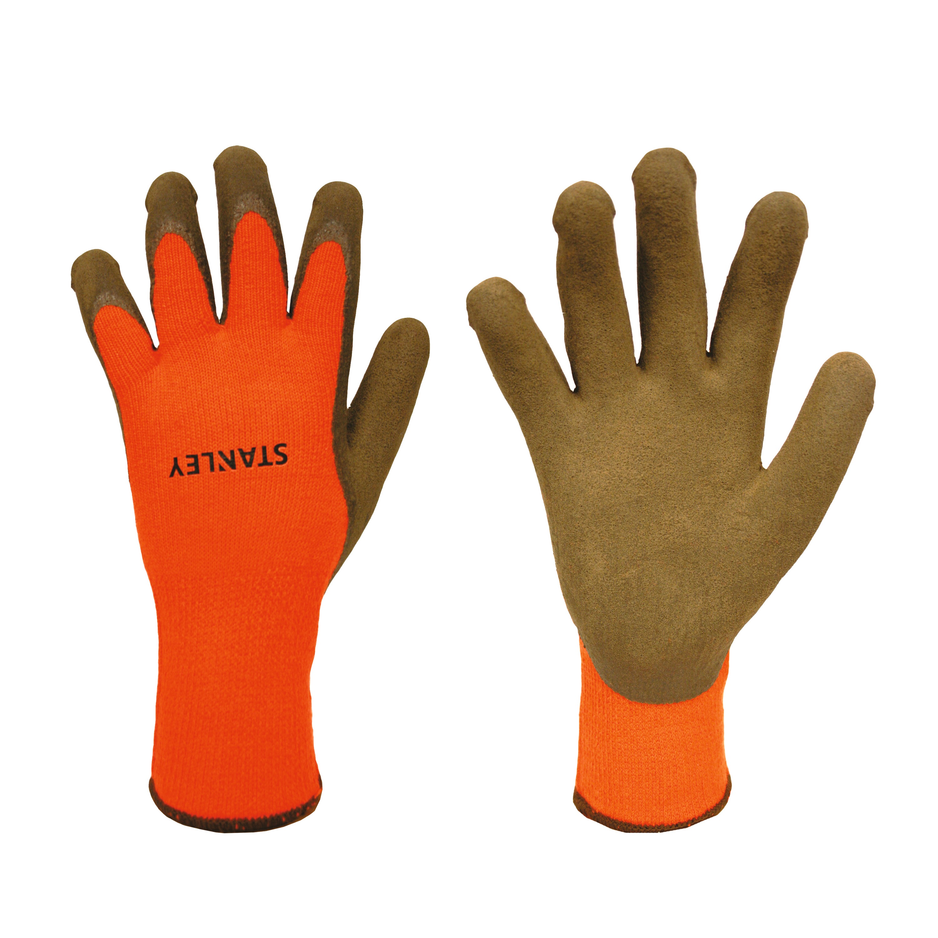 Hi-Vis Orange Latex-Coated Gloves - S39941 | STANLEY Tools