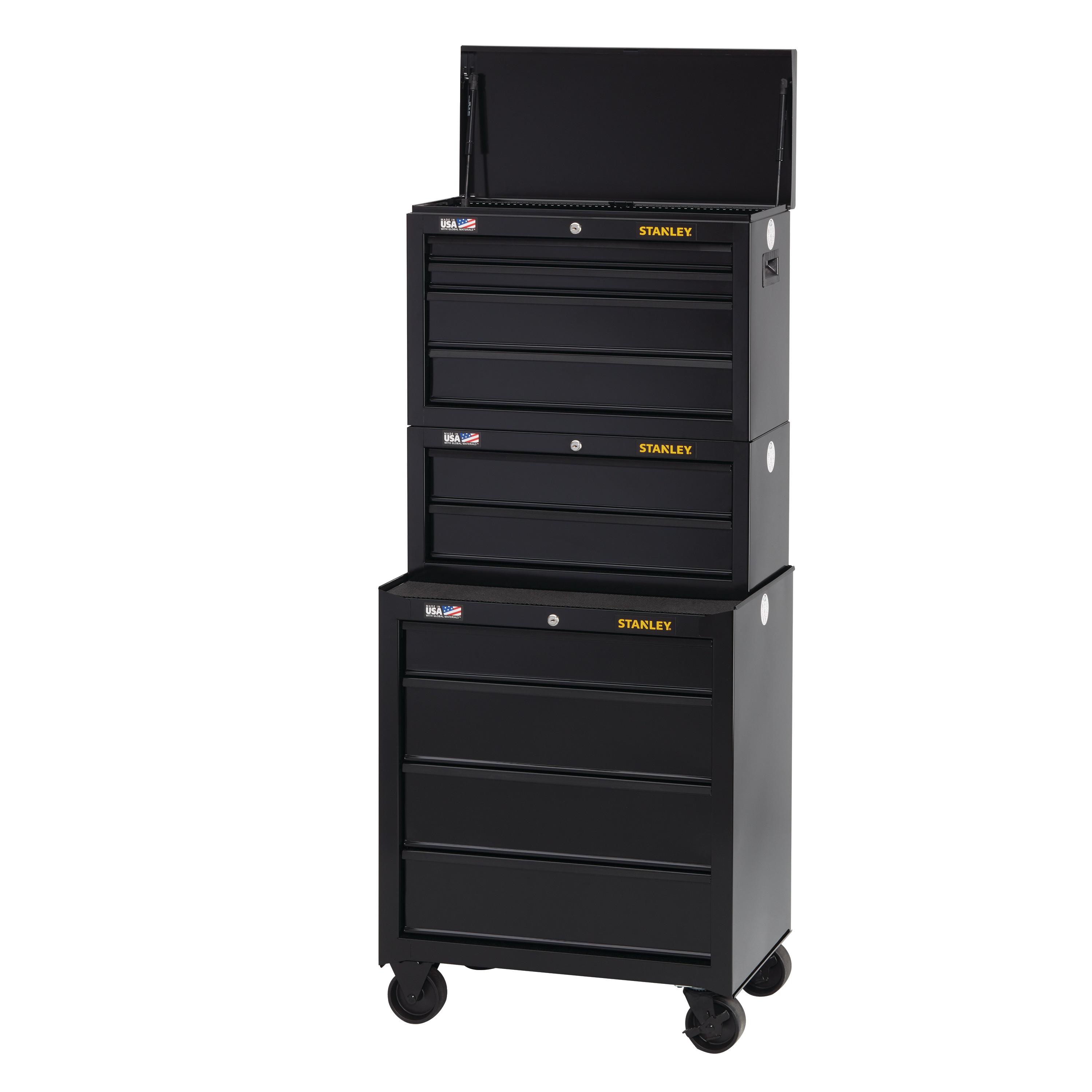 100 Series 26 in. W 2Drawer Middle Tool Chest STST22621BK STANLEY