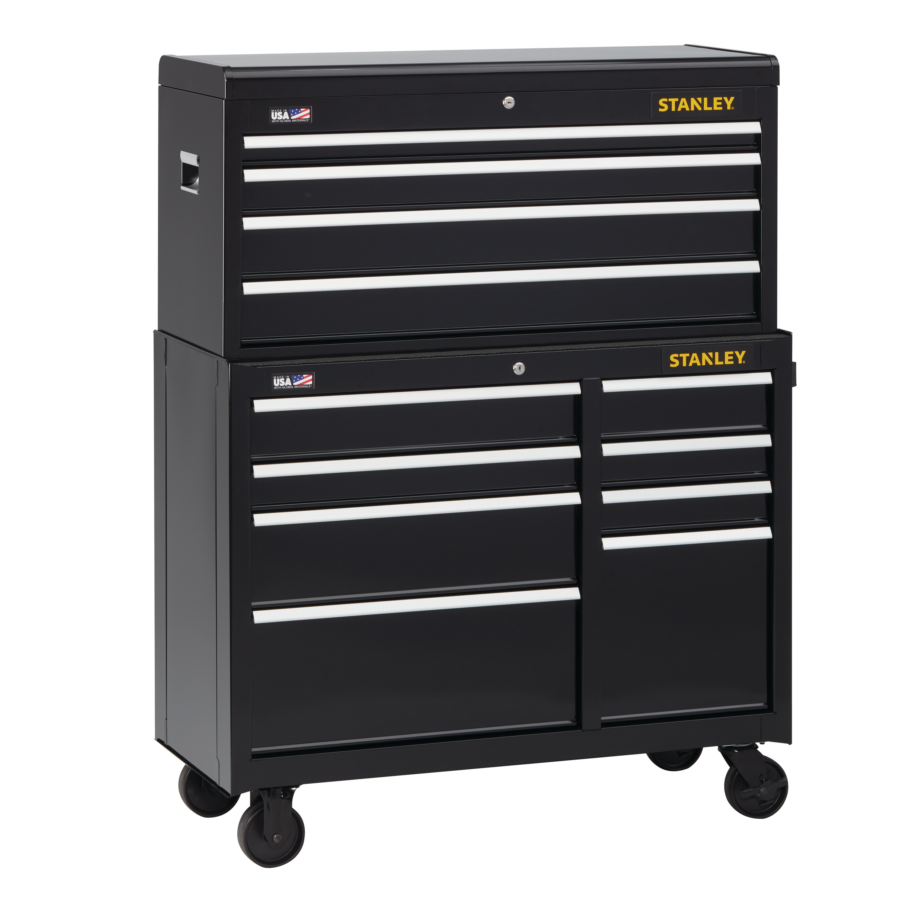 300 Series 41 In W 4 Drawer Tool Chest Stst24044bk Stanley Tools