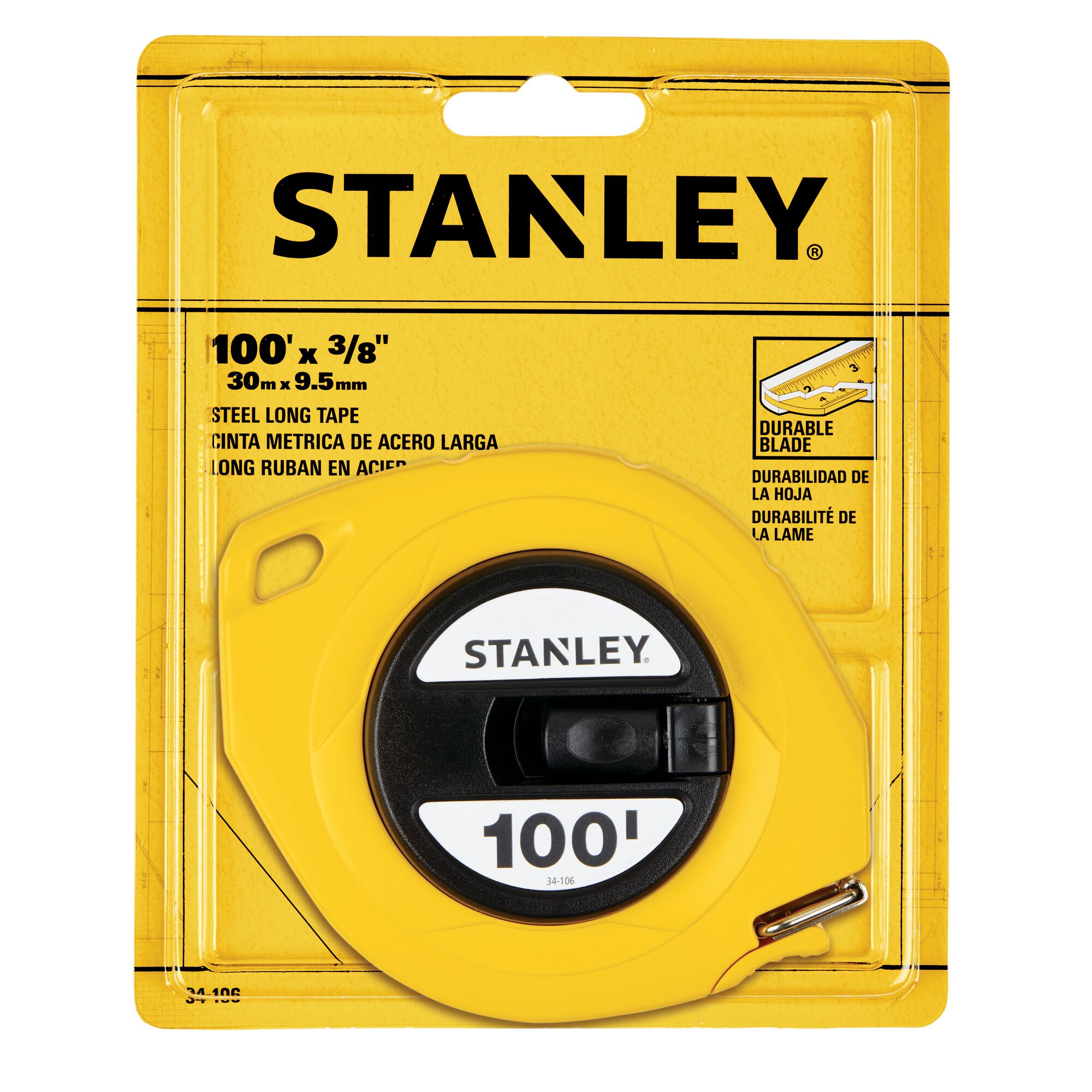 100 ft steel tape shop measure