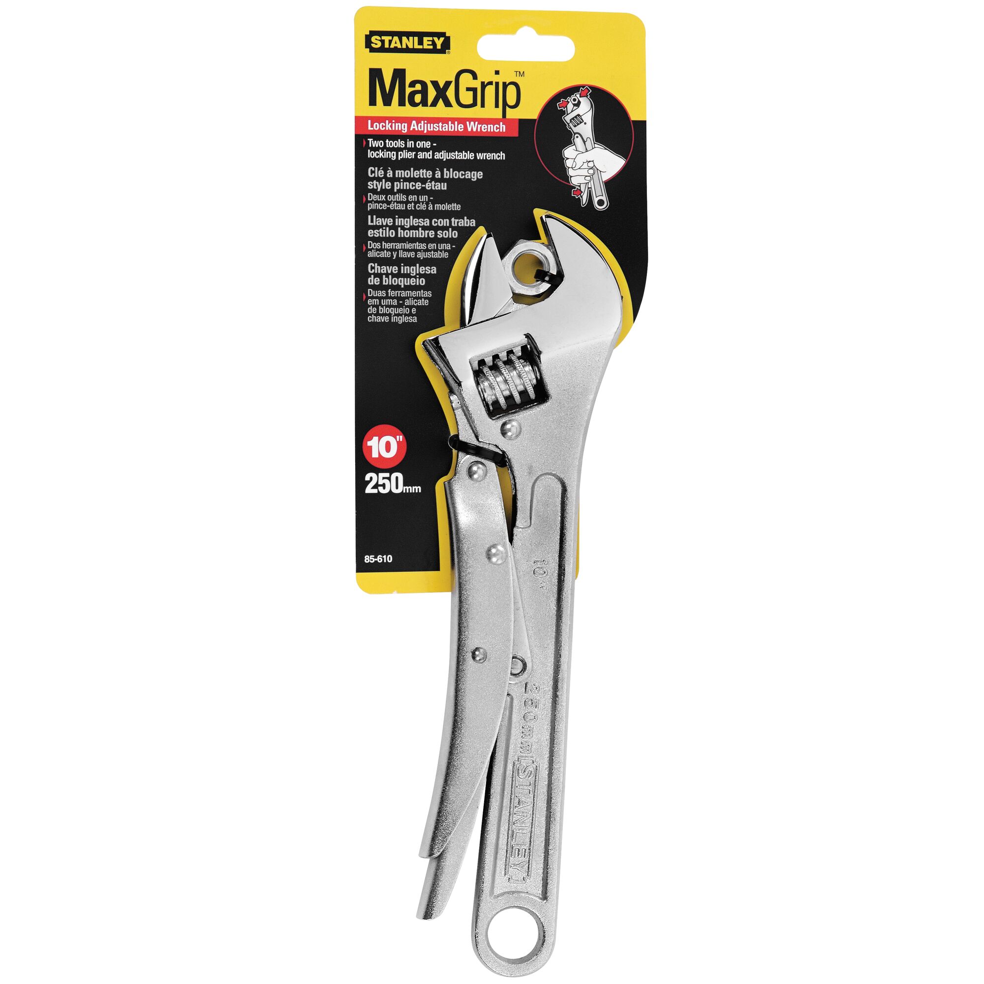 10 in MaxGrip™ Locking Adjustable Wrench | STANLEY