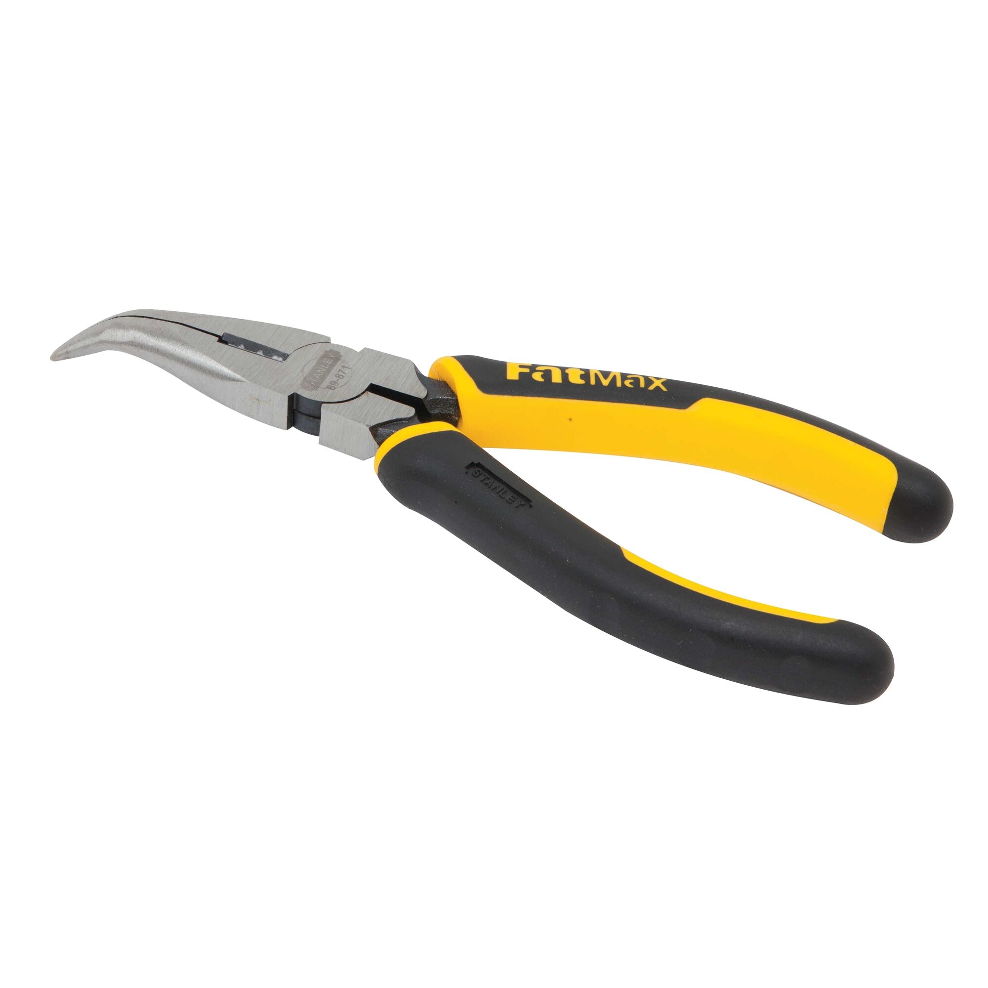 Angled long shop nose pliers