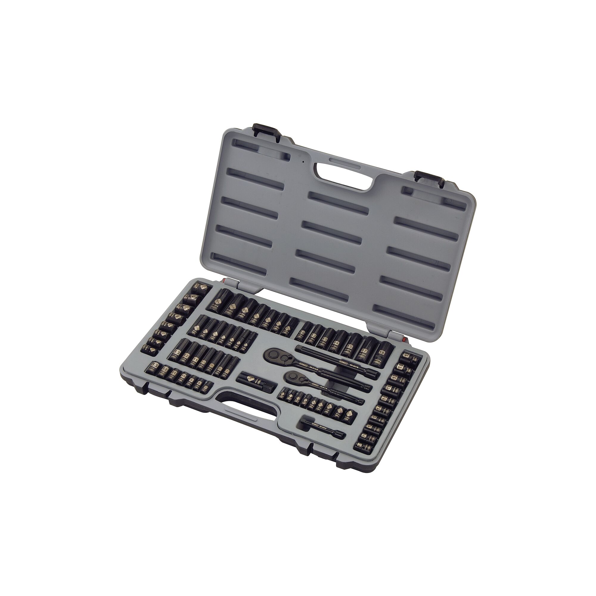 69 pc Black Chrome Socket Set | STANLEY