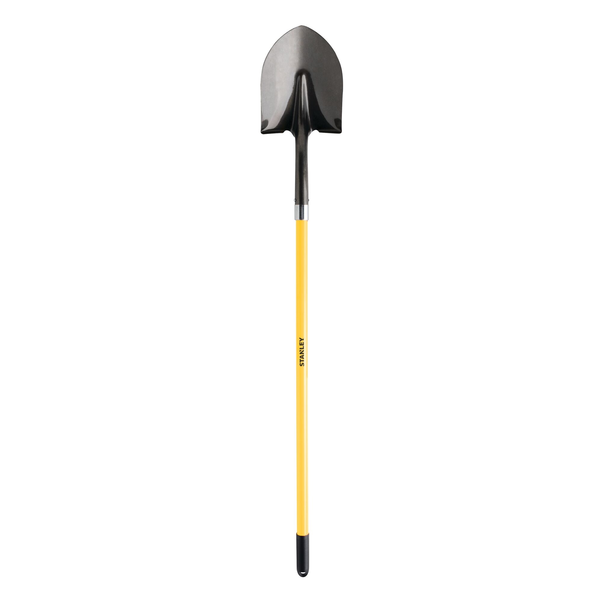 ACCUSCAPE FIBERGLASS LONG HANDLE ROUND POINT SHOVEL STANLEY