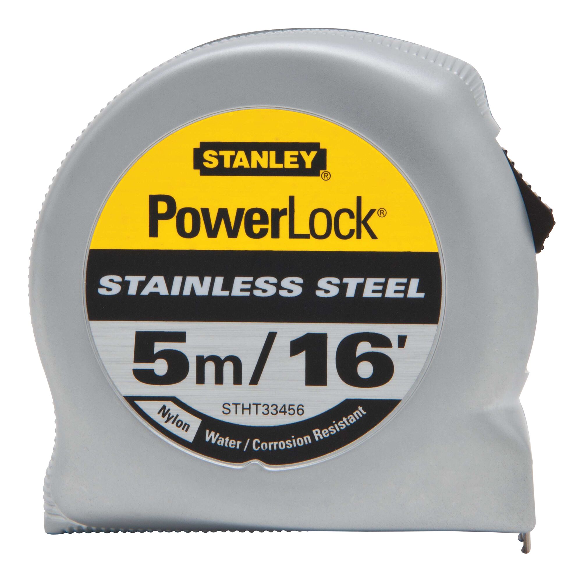 5 m 16 ft Stainless Steel CD Standard Tape STANLEY