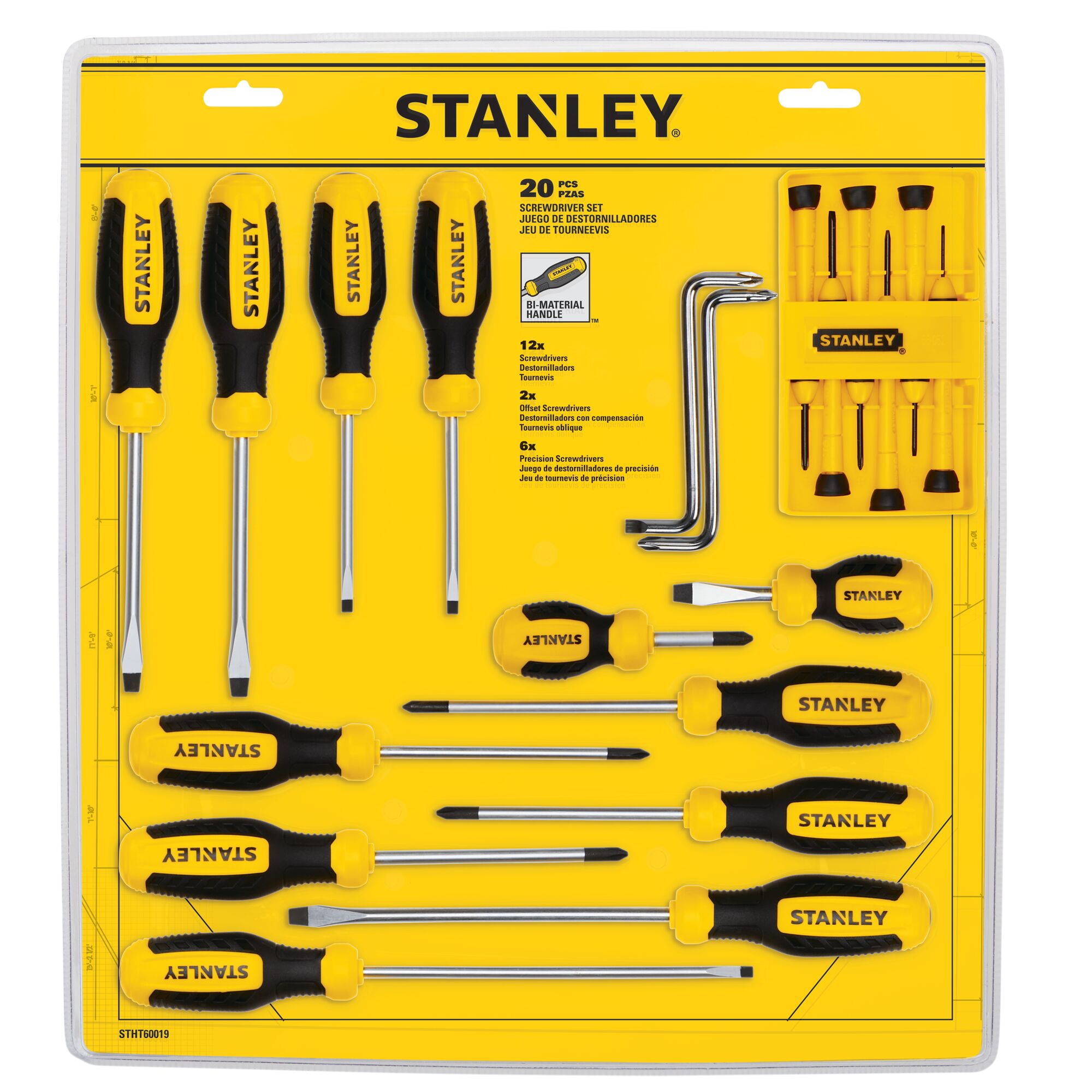 Screwdriver tool shop set